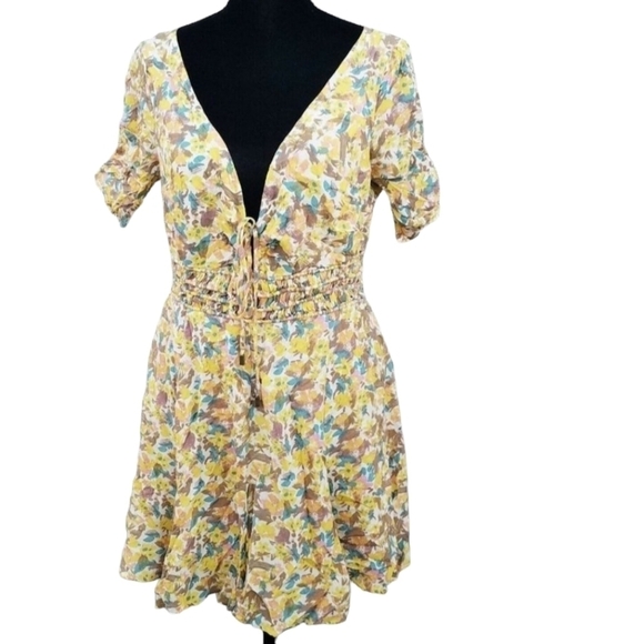 Free People Forget Me Not Floral Dress Women's. Size 2. New With Tags $128 - Picture 7 of 11